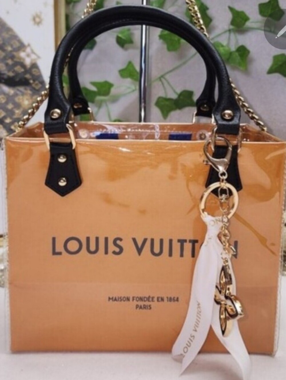 Authentic Louis Vuitton Shopping Bag In PVC Tote